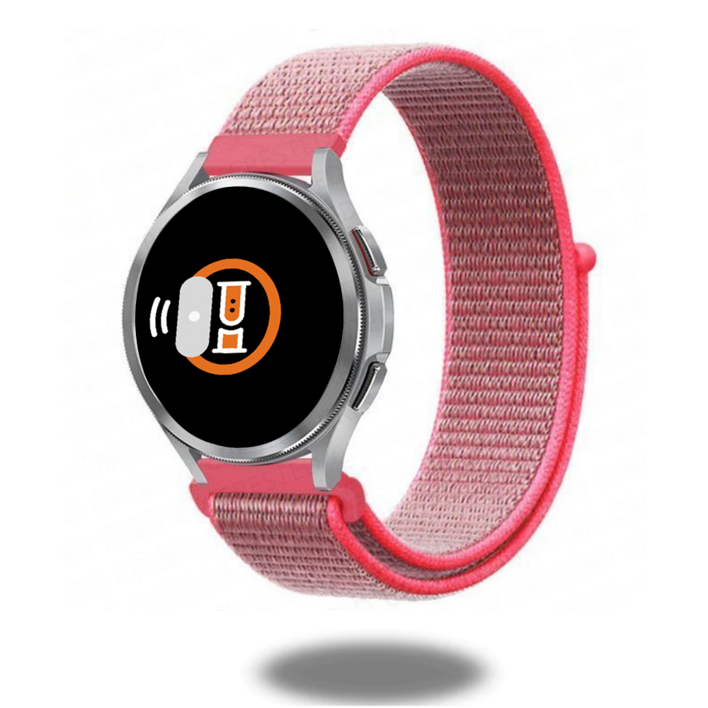 Durable Nylon Sport Loop Bands - 20mm & 22mm Adjustable Wrist Straps for Apple Watch, Fitbit & Samsung Galaxy - Perfect for Running, Workouts & Daily Wear