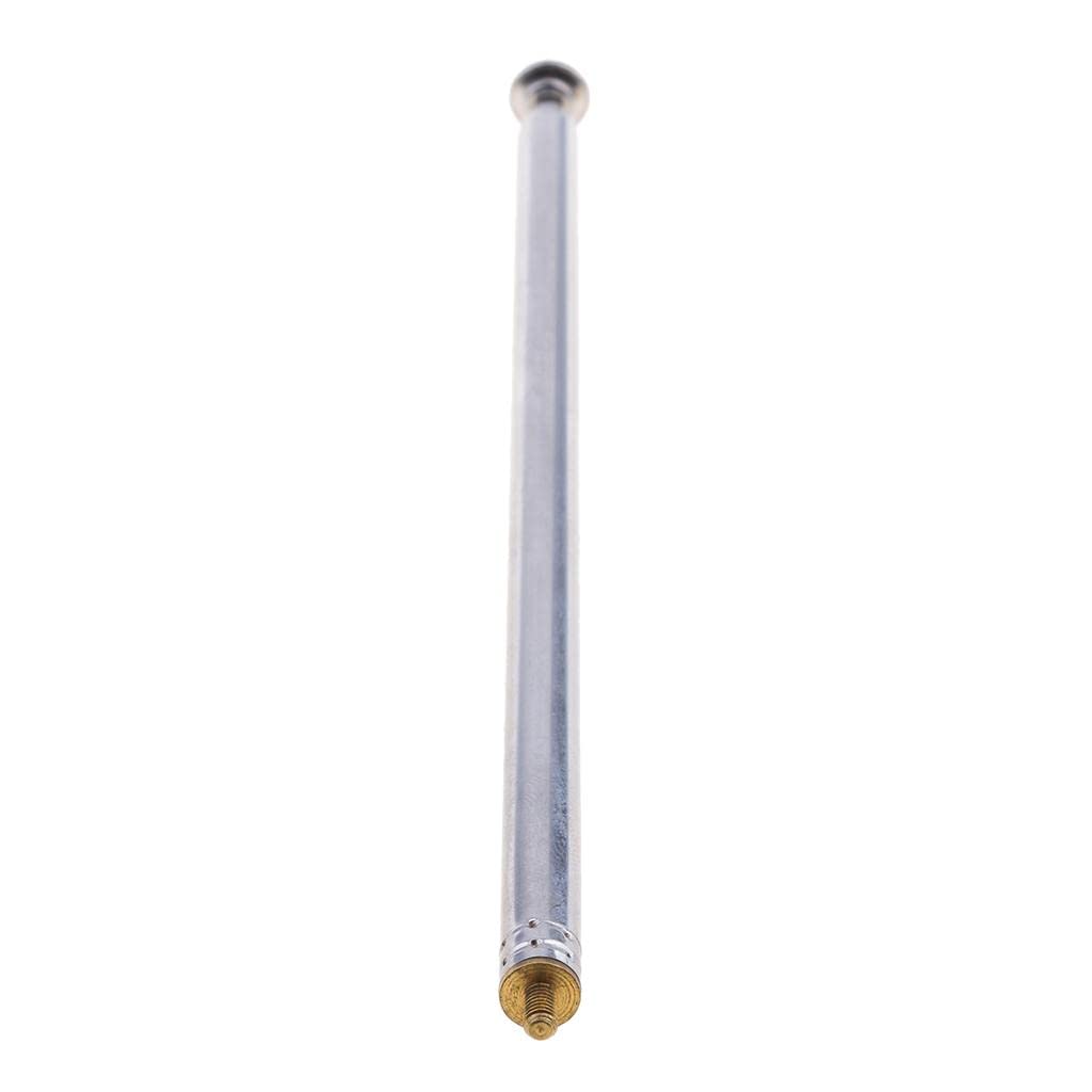 MYADDICTION 7-Section Telescopic Antenna with M3 Male Thread - Extendable FM/AM Radio Antenna for Portable Radios, TVs, and Ham Radios - Perfect for Emergency Kits, Camping, and Outdoor Adventures