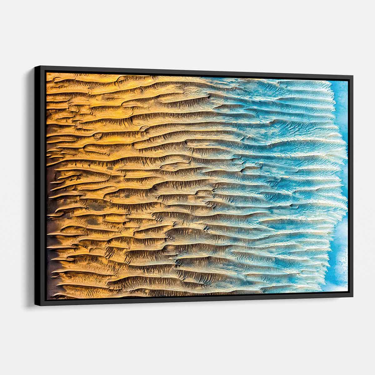 Beige Abstract Wall Art Canvas Print 0661 - Modern Home Decor for Living Room, Bedroom & Office