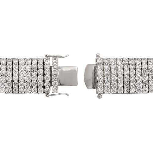 Elegant Cubic Zirconia Formal Bracelet for Women - Perfect for Weddings, Parties & Evening Events | Dainty & Sparkling Jewelry Gift