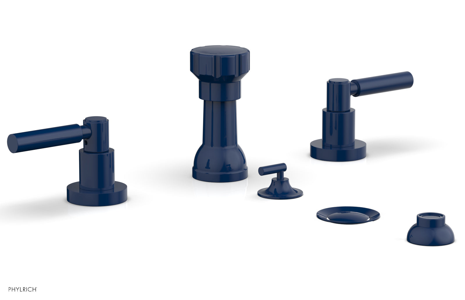 BASIC Four Hole Bidet Faucet Set with Lever Handles D4130 - Perfect for Modern Bathroom Upgrades and Hygienic Personal Care