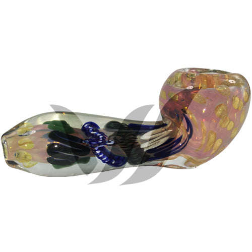 Color Changing Sherlock Pipe - Glass Smoking Pipe with Heat-Activated Color Shift for Herbs & Tobacco | Perfect for Home Use, Travel & Gifting