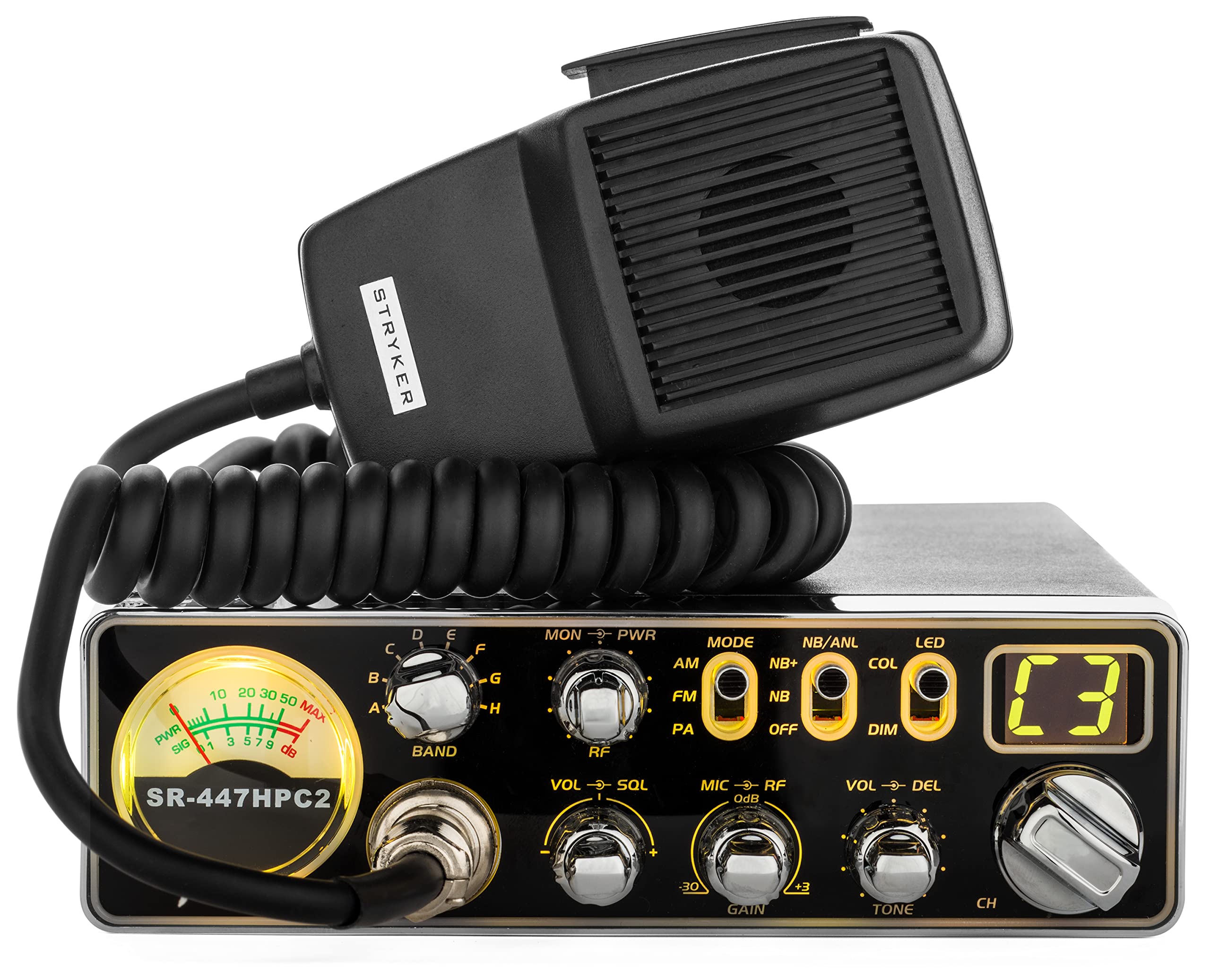 Stryker 447HPC2 Heavy-Duty AM Regulator High Power MOSFET 55W 10 Meter Radio - CB Radio Amplifier for Long-Range Communication, Trucking & Emergency Scenarios