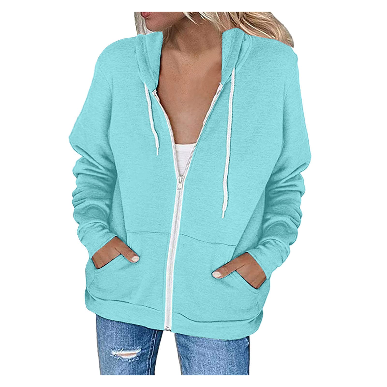 Stylish Hoodies for Teen Girls & Women - Long Sleeve Crewneck Sweatshirts | Lightweight Casual & Workout Tops | Perfect for School, Gym & Everyday Wear