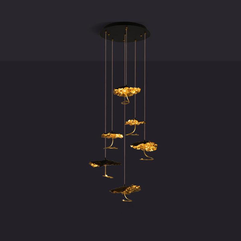 Brass Aviary Constellation Chandelier - Elegant Celestial Lighting Fixture for Dining Room, Bedroom or Living Room Decor