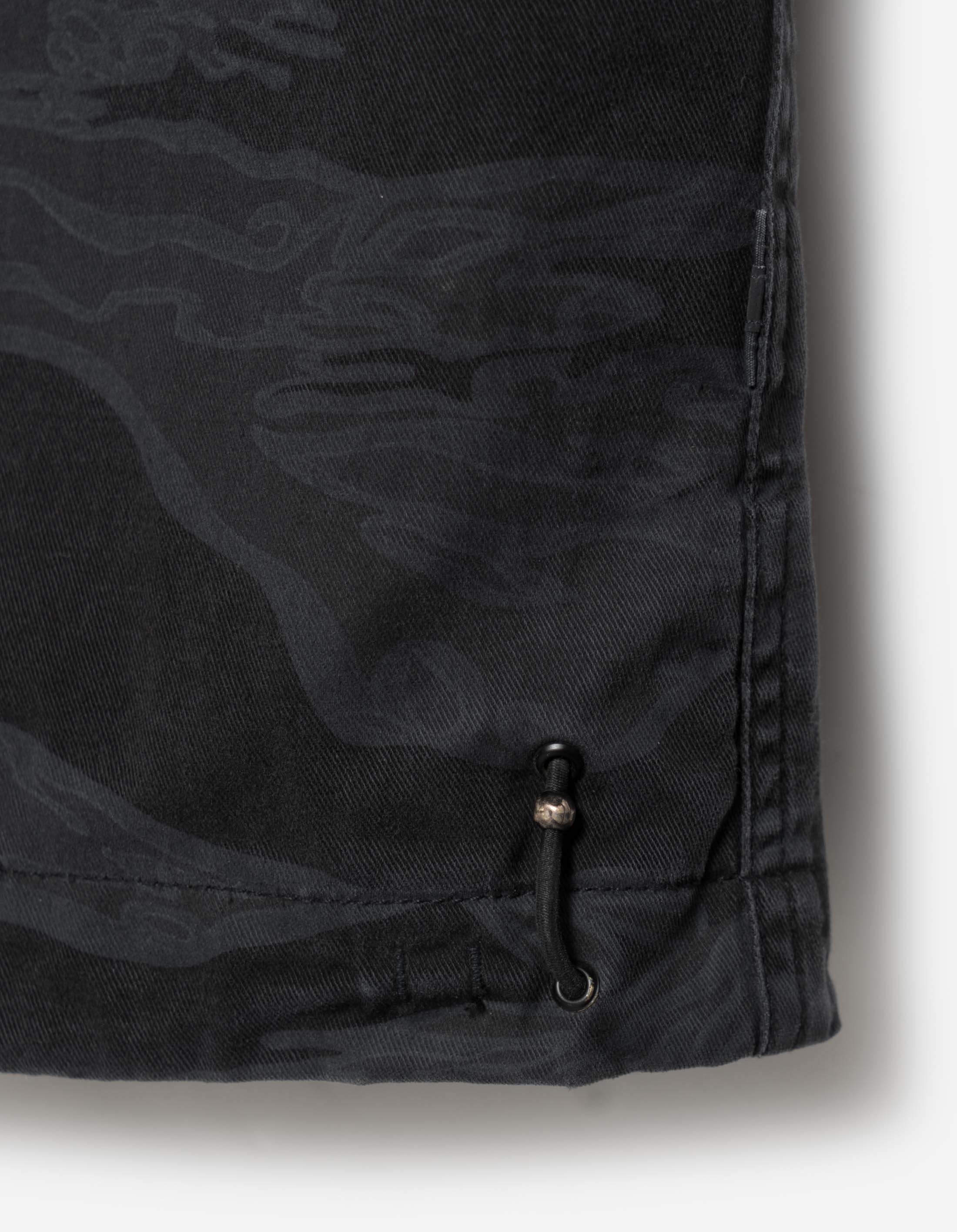 6110 Camo Asym Hakama Track Pants - Subdued Night Camouflage Joggers for Men | Perfect for Outdoor Workouts, Martial Arts Training & Streetwear Fashion