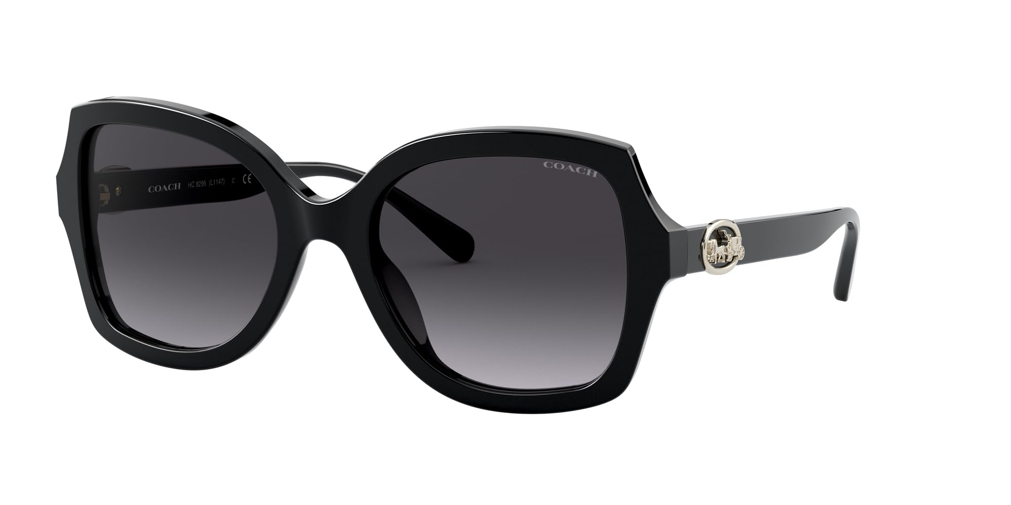 Coach Women's HC8295 Square Sunglasses - UV Protection Fashion Sunglasses for Women - Perfect for Driving, Beach & Outdoor Activities