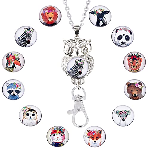 1+12 Animal Button Lanyard