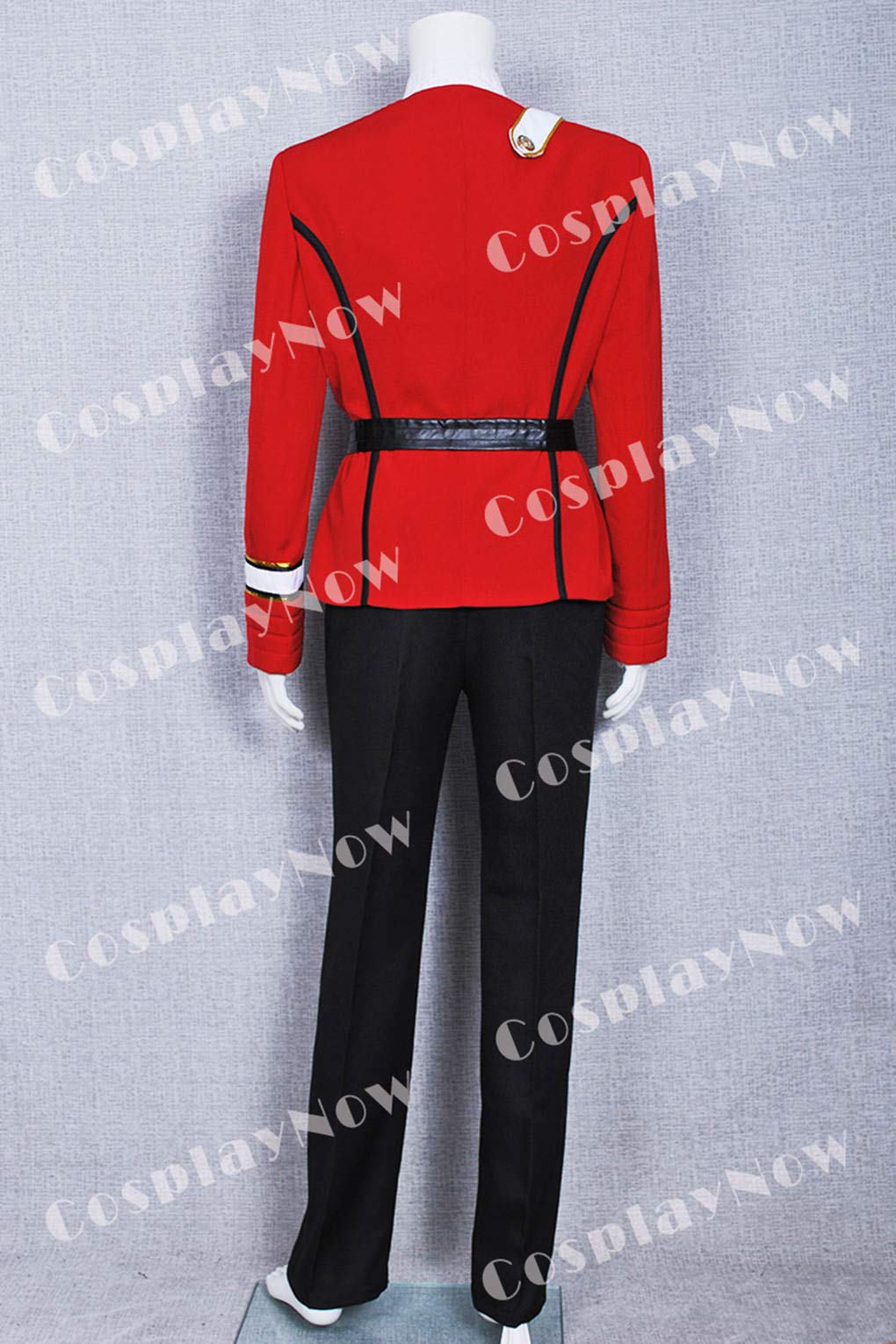 Star Trek Wrath of Khan Starfleet Officer Cosplay Costume Red - Perfect for Halloween, Comic Con & Trek-Themed Parties