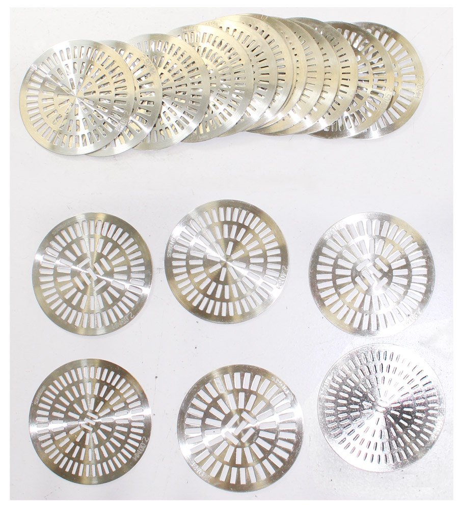 Precision 20-Piece Height Sieve Set for Rectangular Gemstones - Durable & Portable Measuring Tool with Clear Markings | Accurate Gemstone Measurement for Jewelry Making, Geology Labs & Industrial Applications | ToolUSA