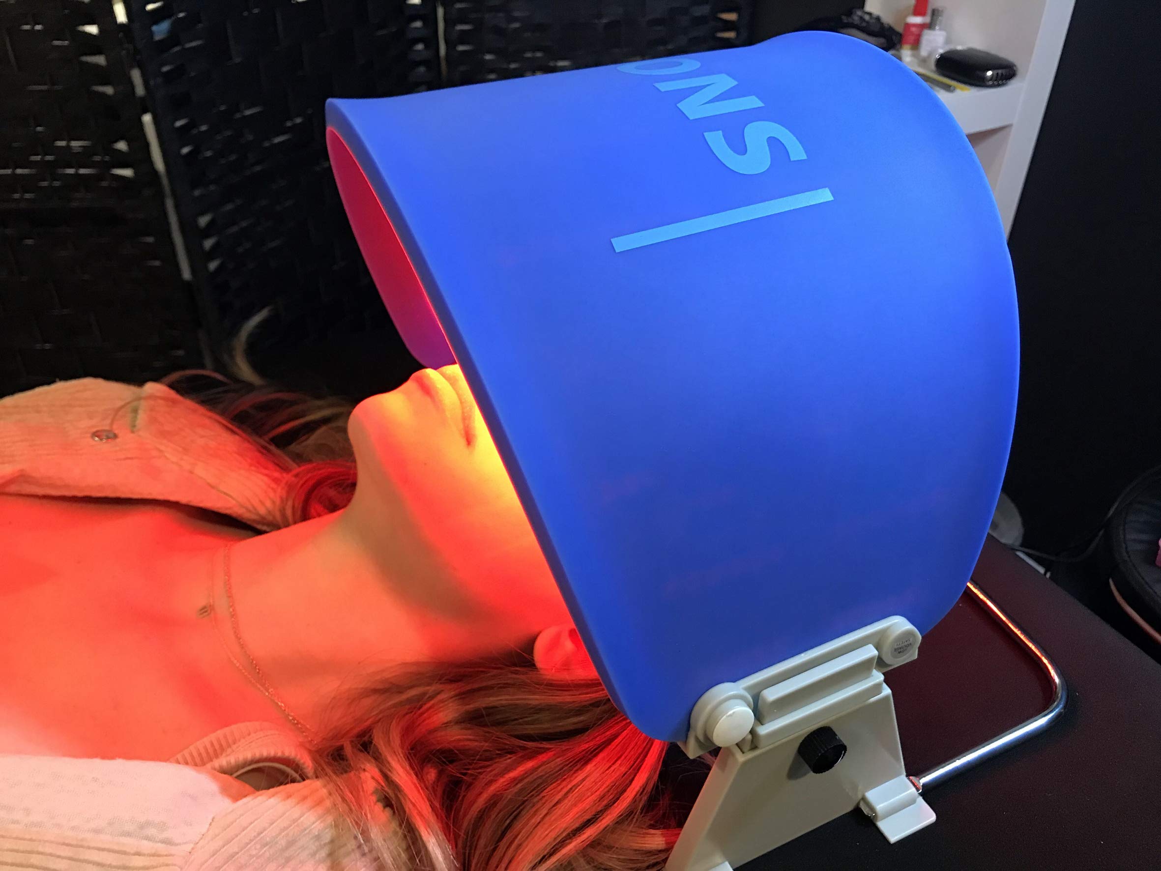 Dermapeel Photons LED Facial Skin Care Machine - Anti-Aging Beauty Mask Therapy Device for Wrinkle Reduction & Skin Rejuvenation | Perfect for Home Spa & Professional Salon Treatments
