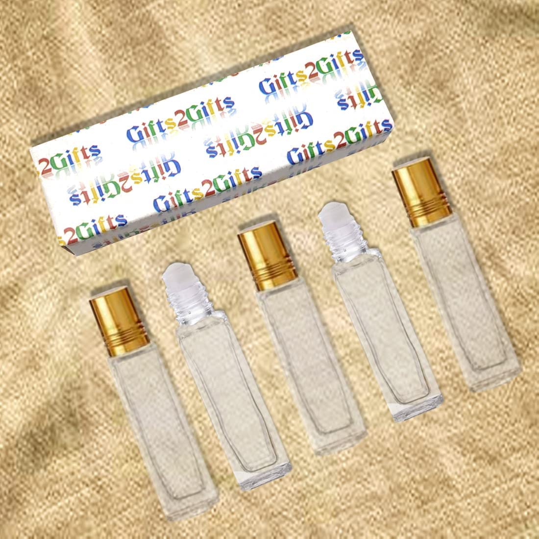 12 Pack Clear Glass Roller Ball Bottles - 10ml Empty Refillable Essential Oil Roller Bottles for DIY Crafts, Perfume, Lip Balm & Fragrance - Travel Size Portable for Aromatherapy, Skincare & On-the-Go Use