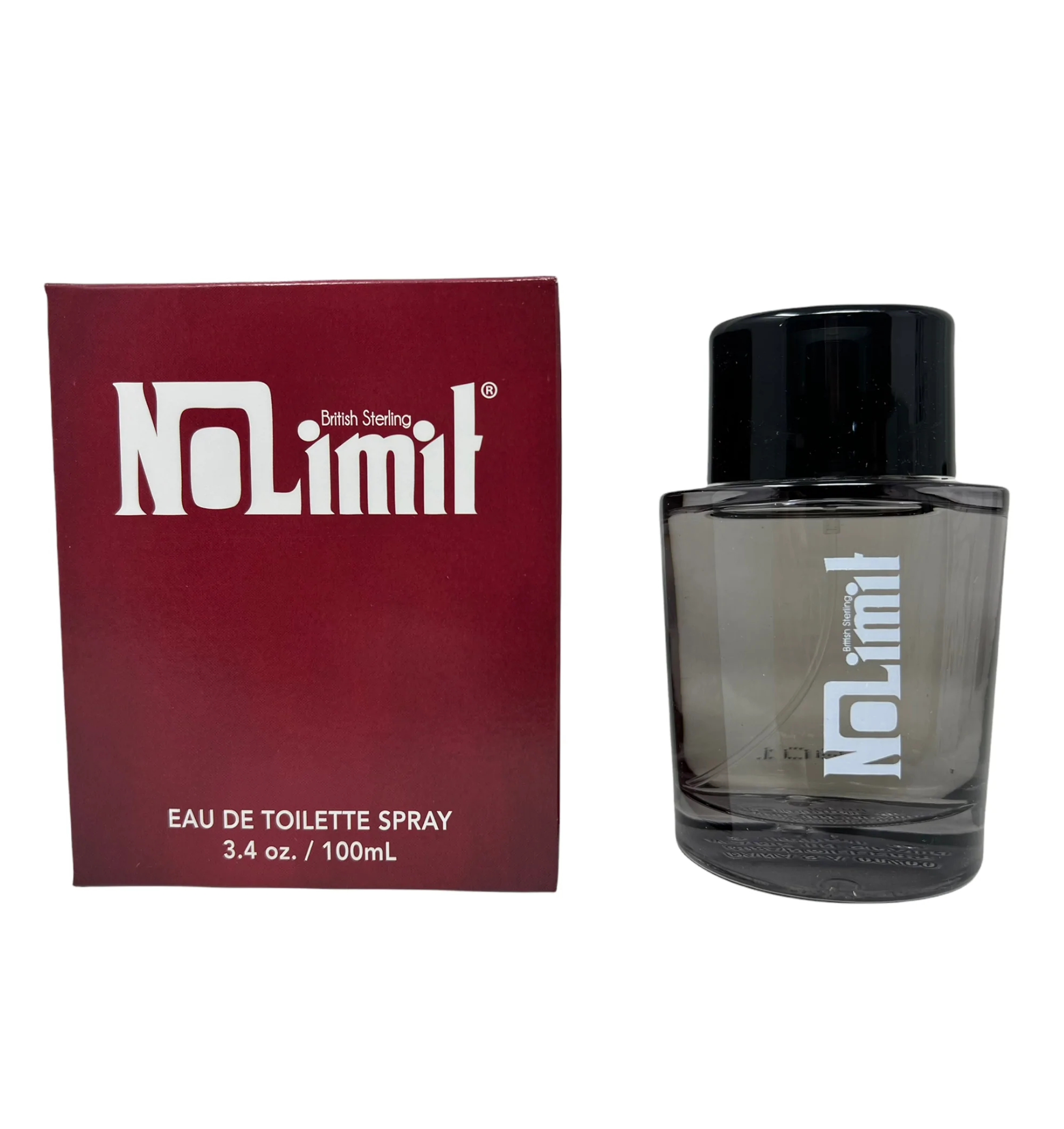 British Sterling No Limit Eau de Toilette Spray for Men, 100ml - Fresh & Masculine Fragrance for Daily Wear, Office & Special Occasions