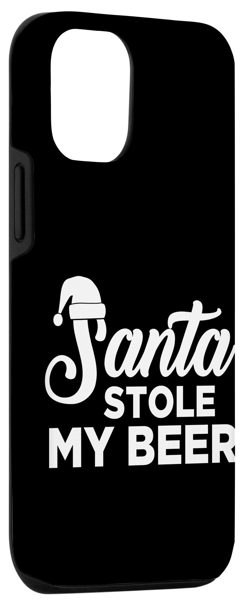 Santa Stole My Beer iPhone 12/12 Pro Case - Funny Christmas Santa Claus Xmas Phone Cover for Holiday Gifts & Party Accessories