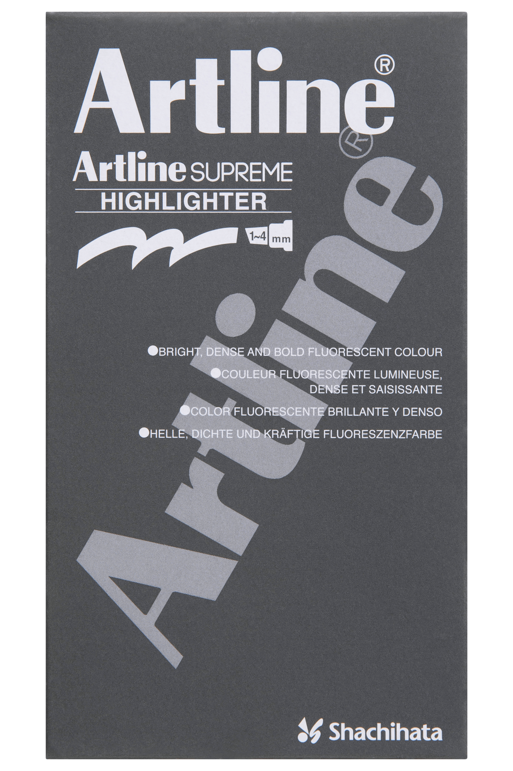 Artline Supreme Highlighter Marker Pens - Pack of 12, Vibrant Orange Ink for School, Office & Study Notes - Perfect for Highlighting Textbooks, Documents & Organizing Notes