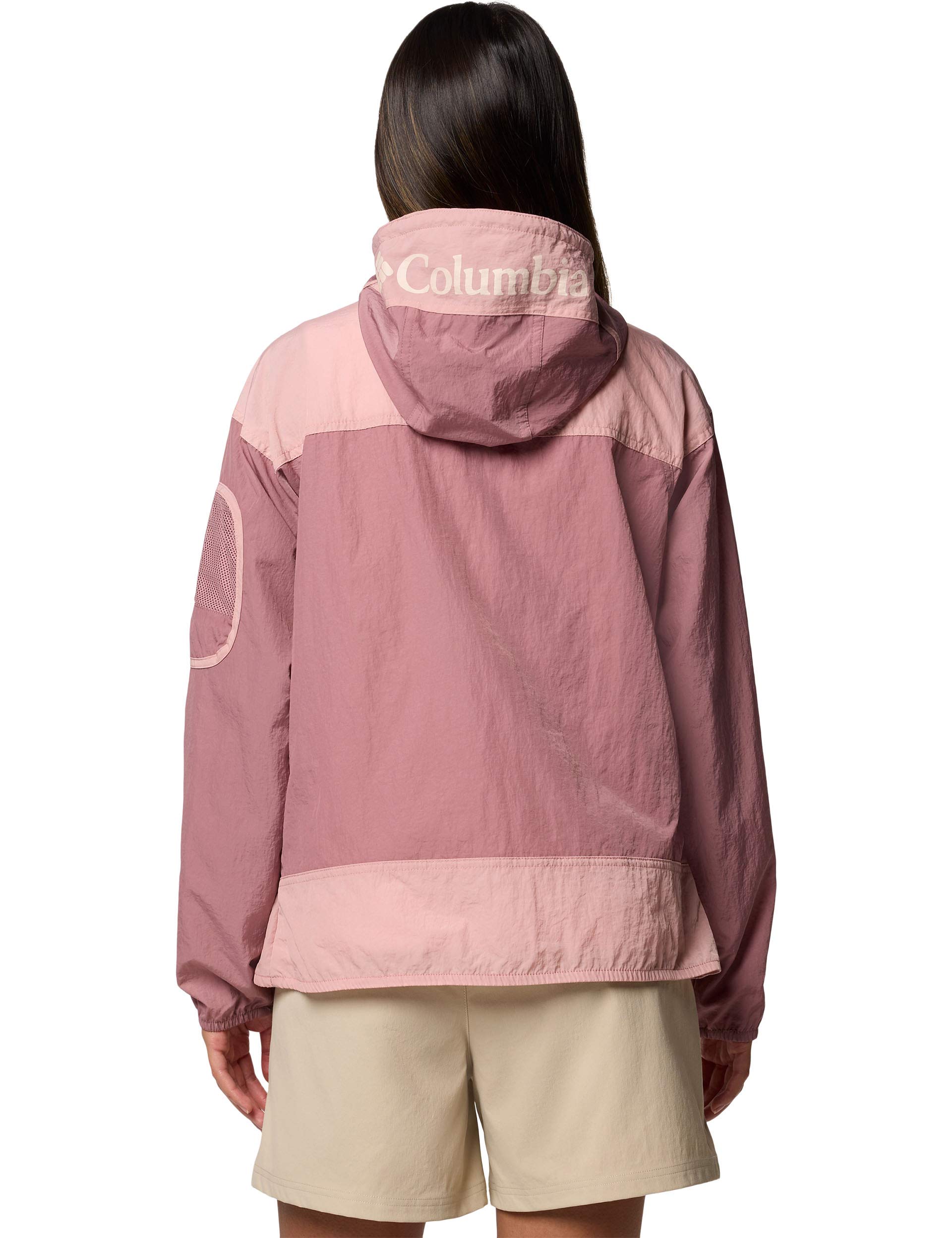 Challenger II Windbreaker Jacket - Fig/Eraser Pink - Lightweight Waterproof Outdoor Running Hiking Travel Windbreaker for Men & Women