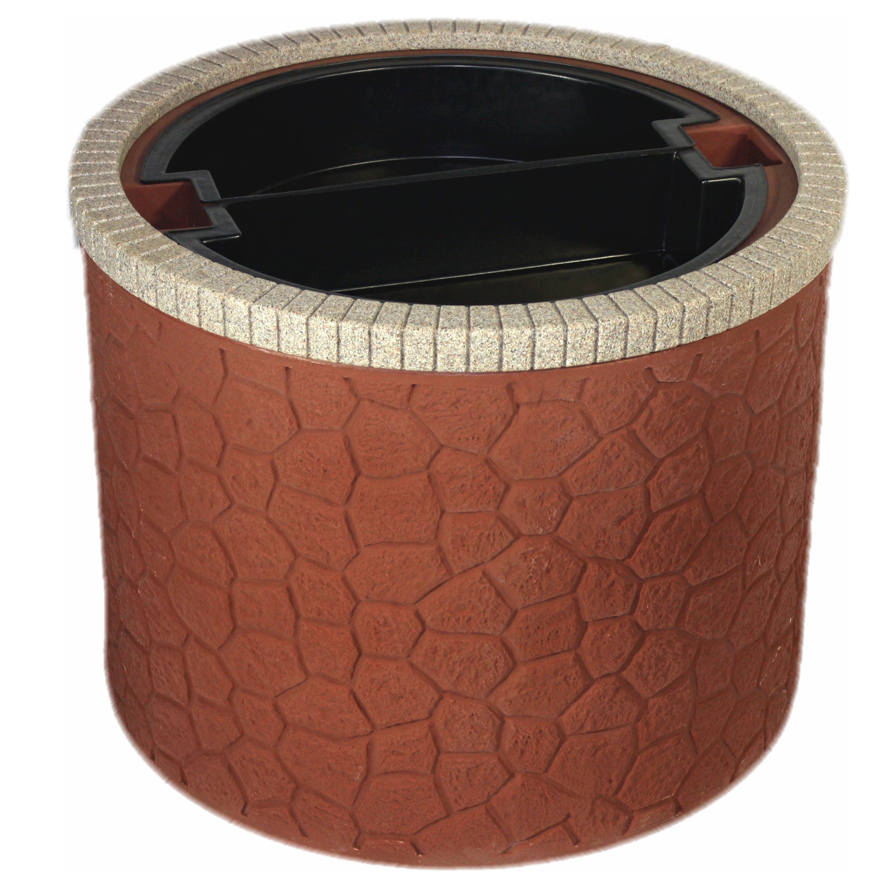 35 Gallon Decorative Septic Tank Cover - Durable Outdoor Basin Planter Enclosure for Yard, Garden & Landscape Design