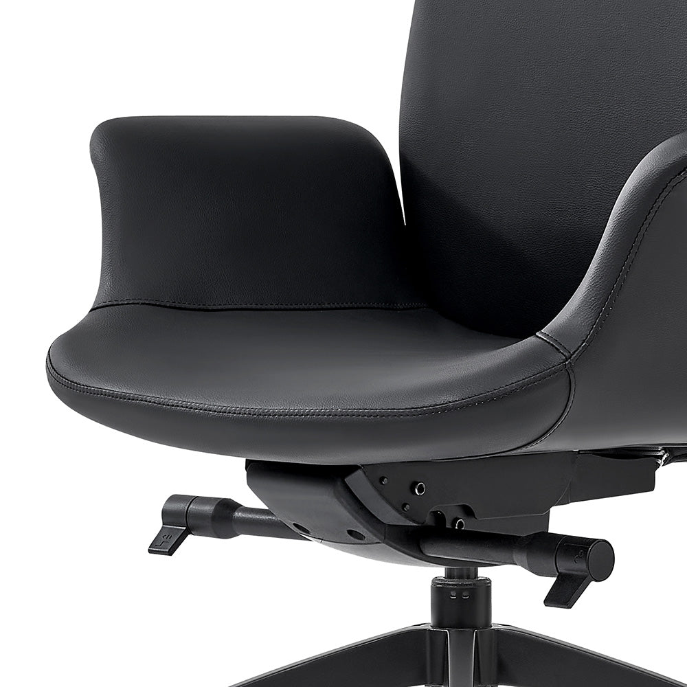 ARKIN High Back Ergonomic Office Chair - Adjustable Lumbar Support & Headrest, Black - Perfect for Home Office, Gaming & Workspace Comfort