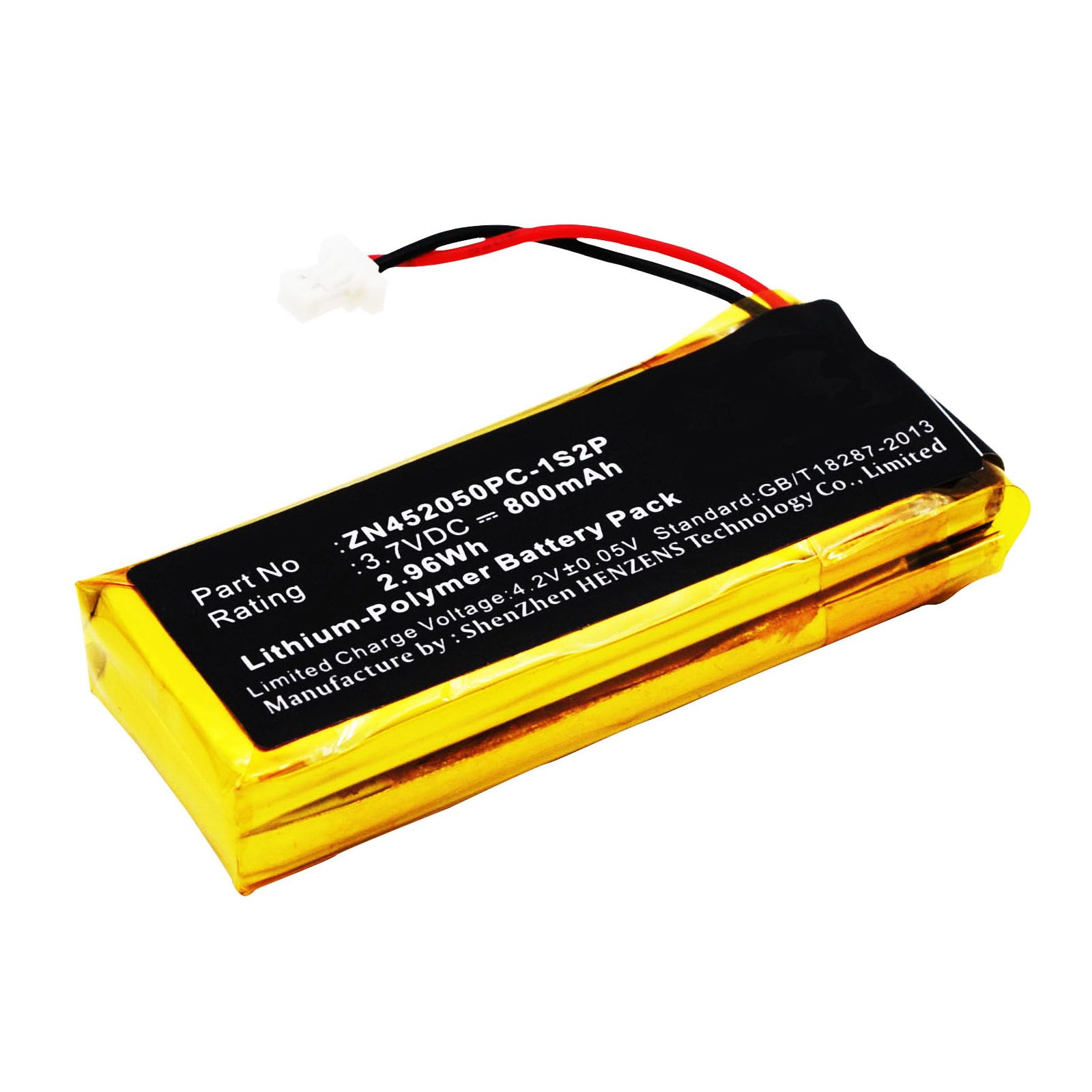 Synergy Digital Wireless Headset Battery Replacement for Cardo Scala Rider G9x - 800mAh Li-Polymer Battery (3.7V) - Compatible with Cardo ZN452050PC-1S2P - Perfect for Motorcycle Bluetooth Headsets & Long Rides