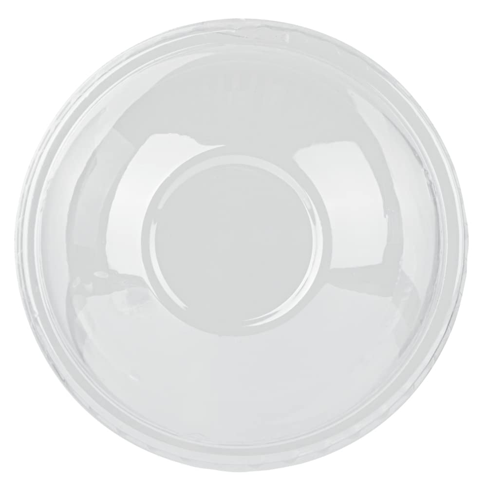 50 Pack Clear Plastic Dome Lids for 5oz Coppetta To-Go Cups - Disposable Dessert Cup Lids - Perfect for Ice Cream, Parfaits & Takeaway Desserts in Restaurants, Cafes & Bakeries