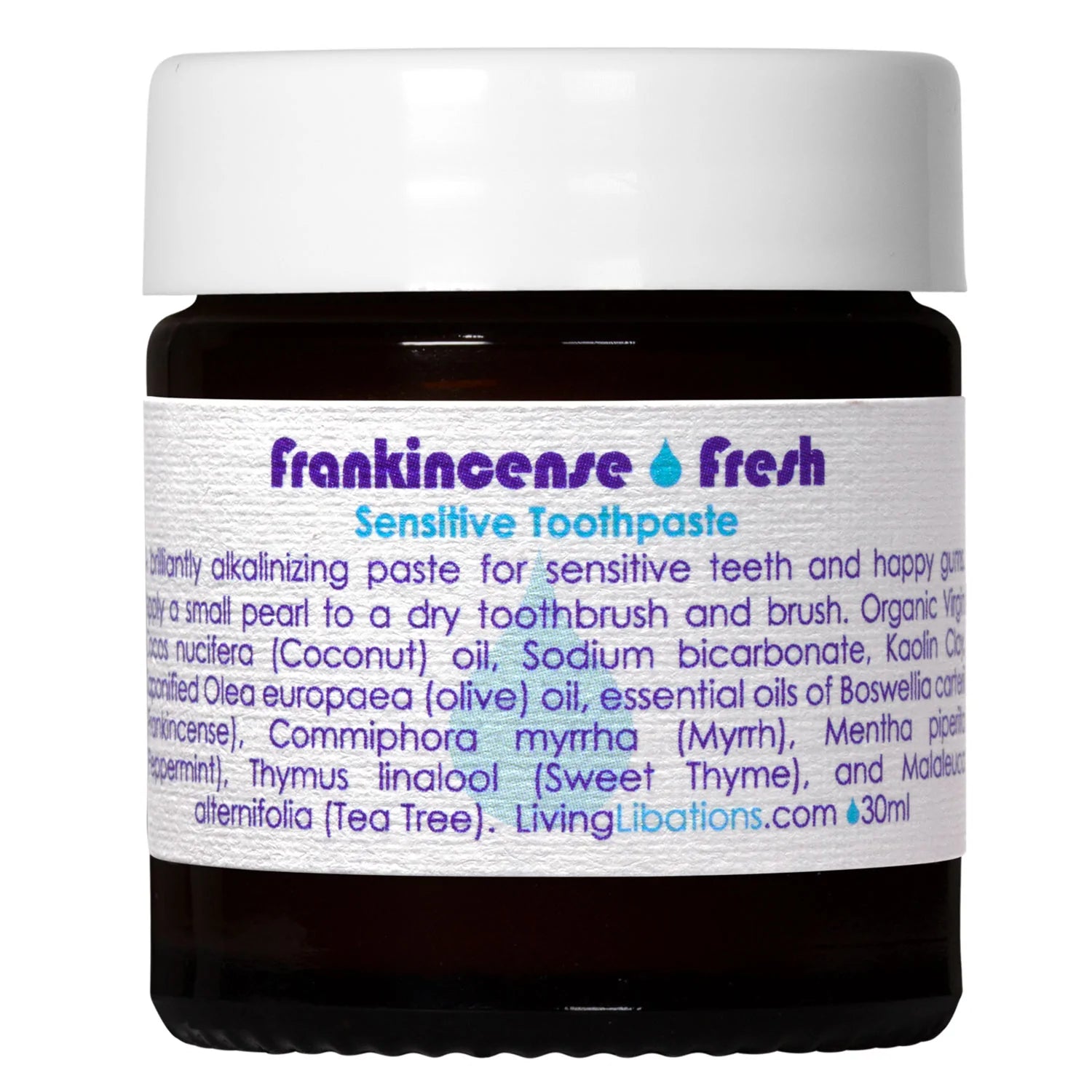 Frankincense Fresh Sensitive Truthpaste - Natural Toothpaste for Sensitive Teeth & Gum Care - Perfect for Daily Oral Hygiene & Travel