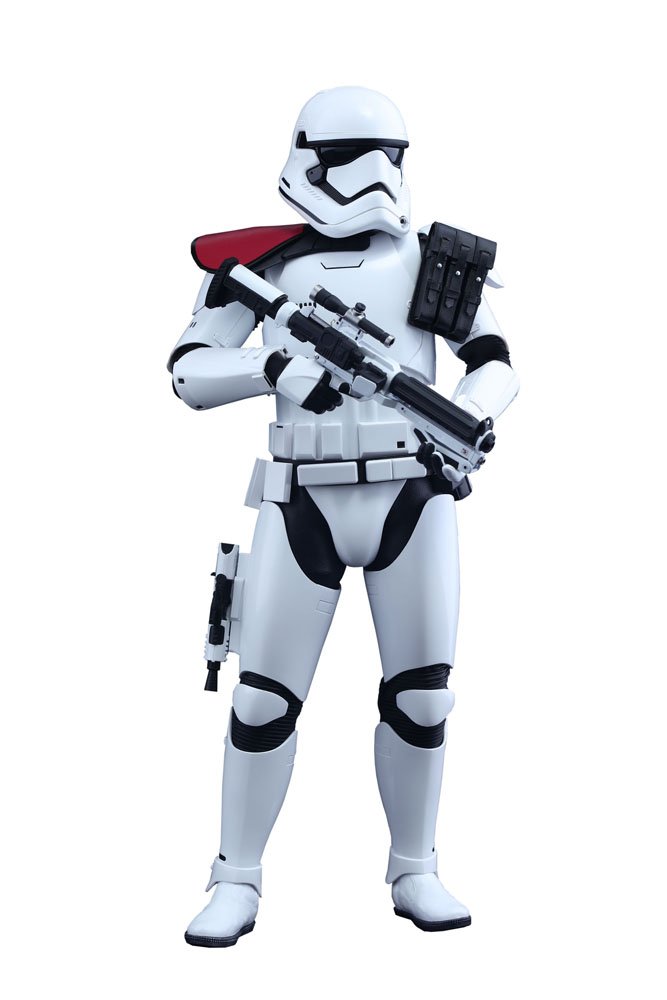 Star Wars The Force Awakens First Order Stormtrooper Officer 1/6 Scale Collectible Action Figure - Hot Toys Movie Masterpiece Series | Perfect for Display, Cosplay & Gift for Fans