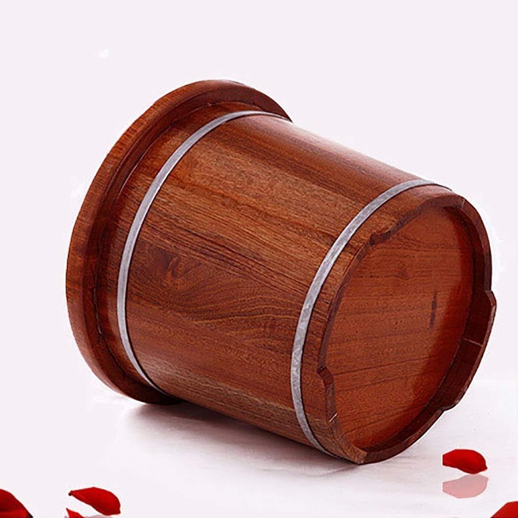 Wooden Foot Soaking Tub with Massage Rollers - Portable Foot Bath Basin for Spa, Sauna, Relaxation - Perfect for Home Pedicure, Epsom Salt Soaks & Foot Care Therapy