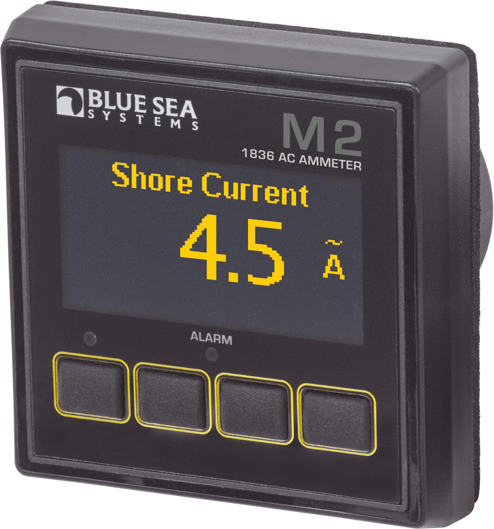 Blue Sea Systems M2 OLED Digital Meters - Marine Battery Monitor for Boats, RVs & Solar Systems | Accurate Voltage & Current Measurement | Waterproof & Durable Design