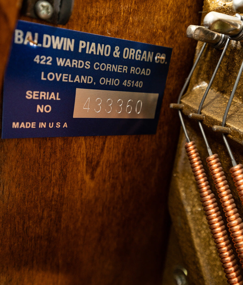 Baldwin 45 5045 Upright Piano in Satin Oak Finish | Serial Number 433360 | Pre-Owned Grand Piano for Home, Studio & Music School | Perfect for Classical, Jazz & Piano Lessons