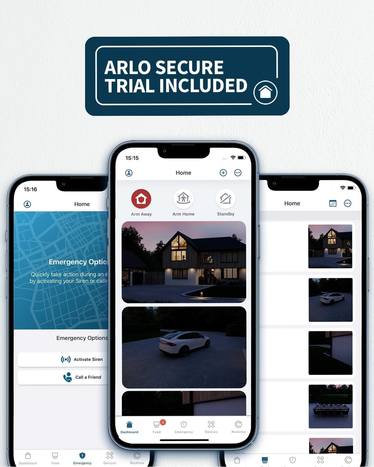 Arlo Go 2 3G/4G LTE Wireless Outdoor Security Camera with WiFi & SIM Card Slot - Weatherproof HD Surveillance with Spotlight, Loud Siren & Solar Charger - Ideal for Home, Garage & Remote Property Monitoring