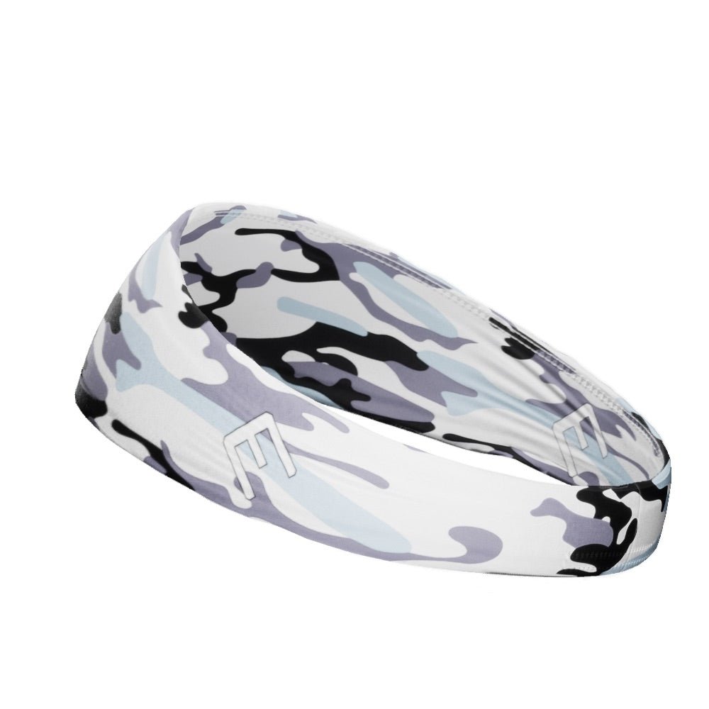Snow Camo Headband - Warm Winter Ear Warmer for Men & Women - Perfect for Skiing, Snowboarding & Outdoor Activities