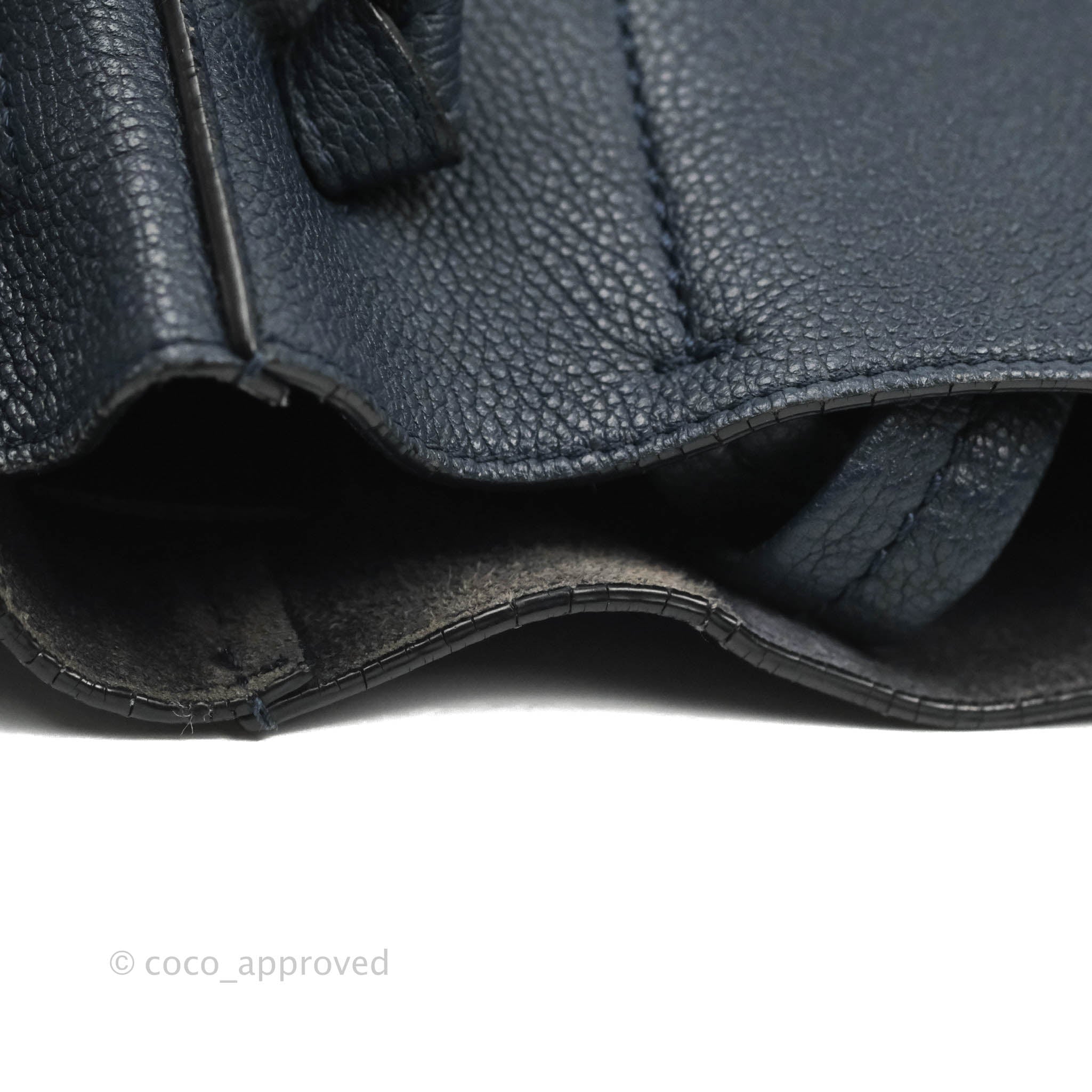 Celine Small Cabas Phantom Tote Bag in Soft Grained Calfskin Leather - Dark Navy Blue for Women | Luxury Handbag for Work, Travel & Everyday Use