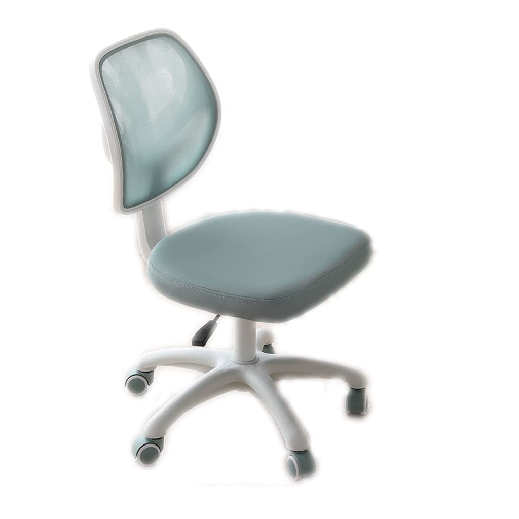 Ergonomic Mesh Office Chair - Adjustable Height Swivel Desk Chair with Lumbar Support for Home & Executive Workspaces - Blue Mesh Back Computer Task Chair for Comfortable All-Day Sitting