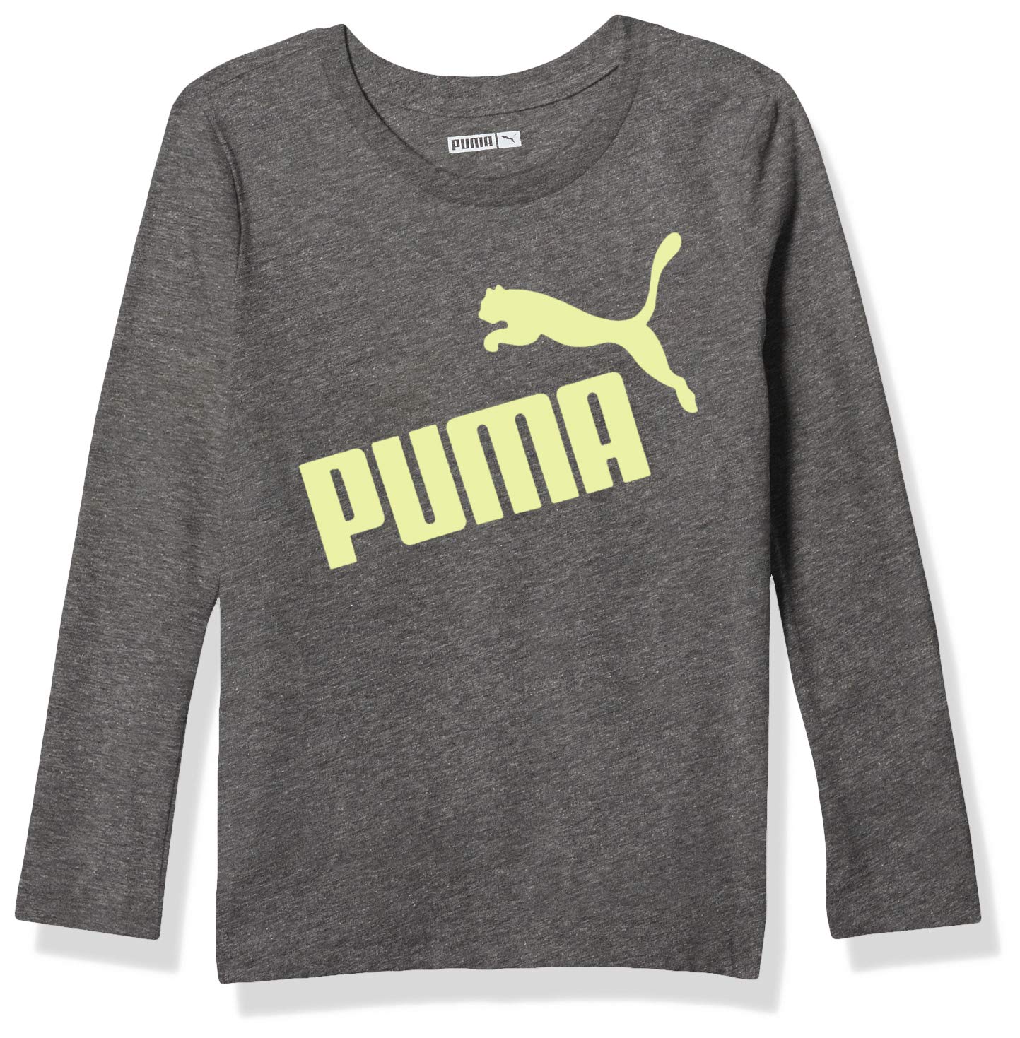 PUMA Boys' Graphic Long Sleeve T-Shirt - Cool Cotton Tee for Kids - Perfect for School, Play & Everyday Wear