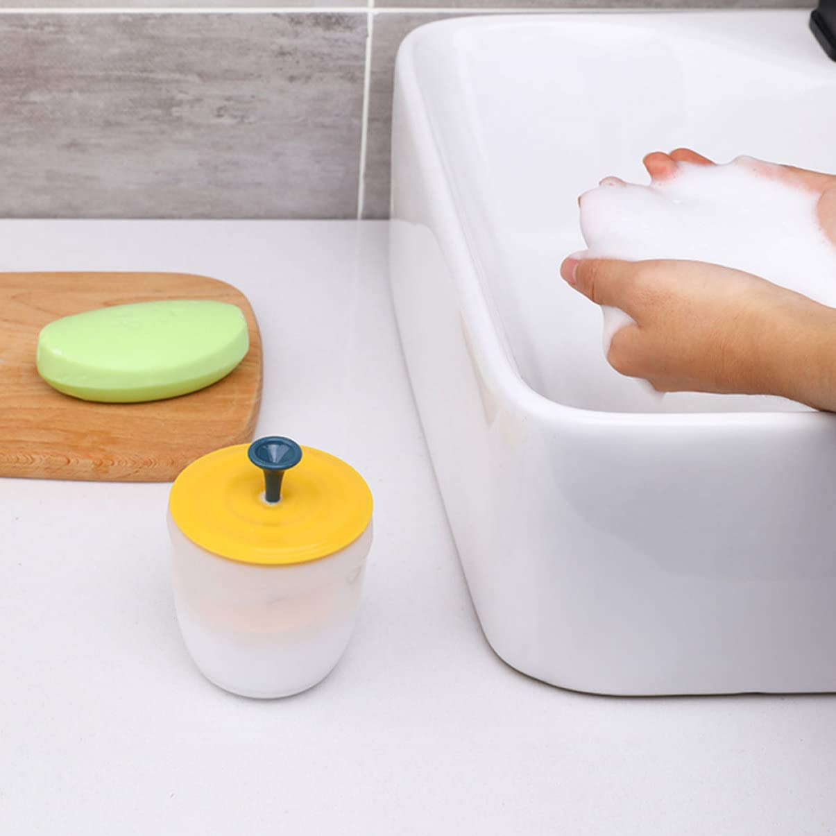Gentle Foaming Face Wash Maker | Compact Bubble Cleanser Cup for Daily Skincare | Perfect for Travel & Home Use