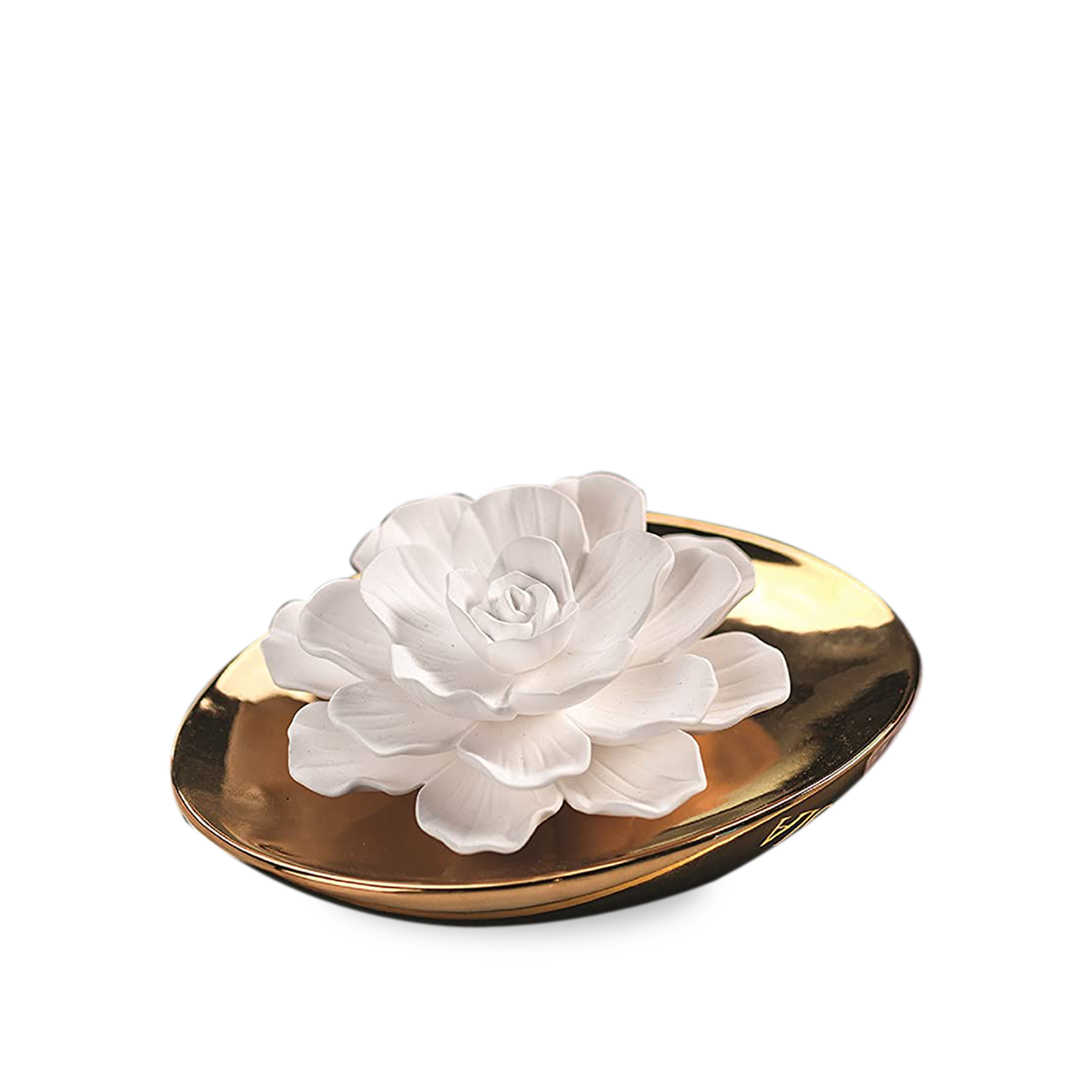 Dream Porcelain Flower Diffuser - Elegant Home Fragrance Oil Diffuser with Natural Reed Sticks, Perfect for Living Room, Bedroom, Office & Spa Relaxation