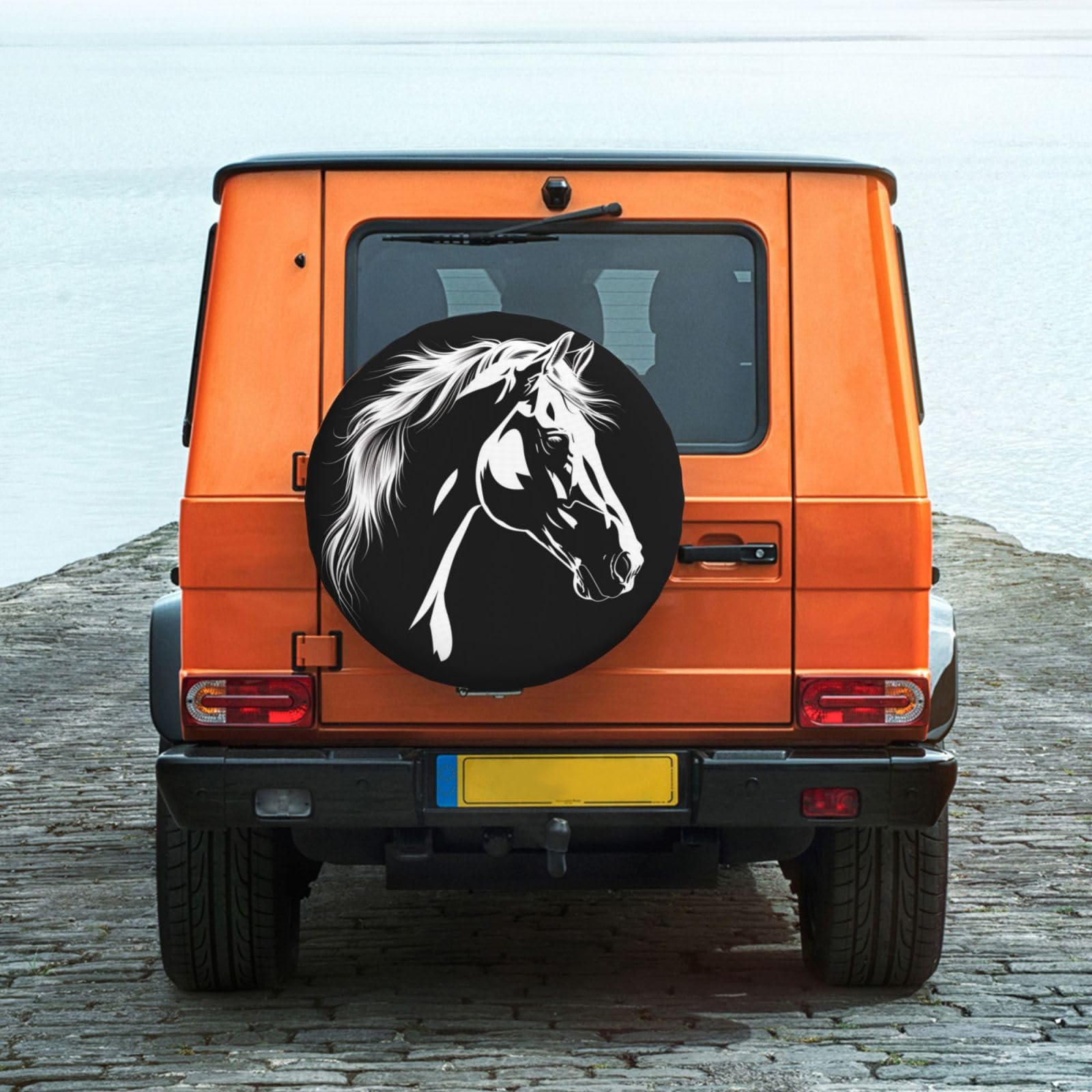 Universal 17 Inch Weatherproof Spare Tire Cover for RV, Camper, Travel Trailer, SUV & Truck - Durable Wheel Protector for Outdoor Adventures & Road Trips