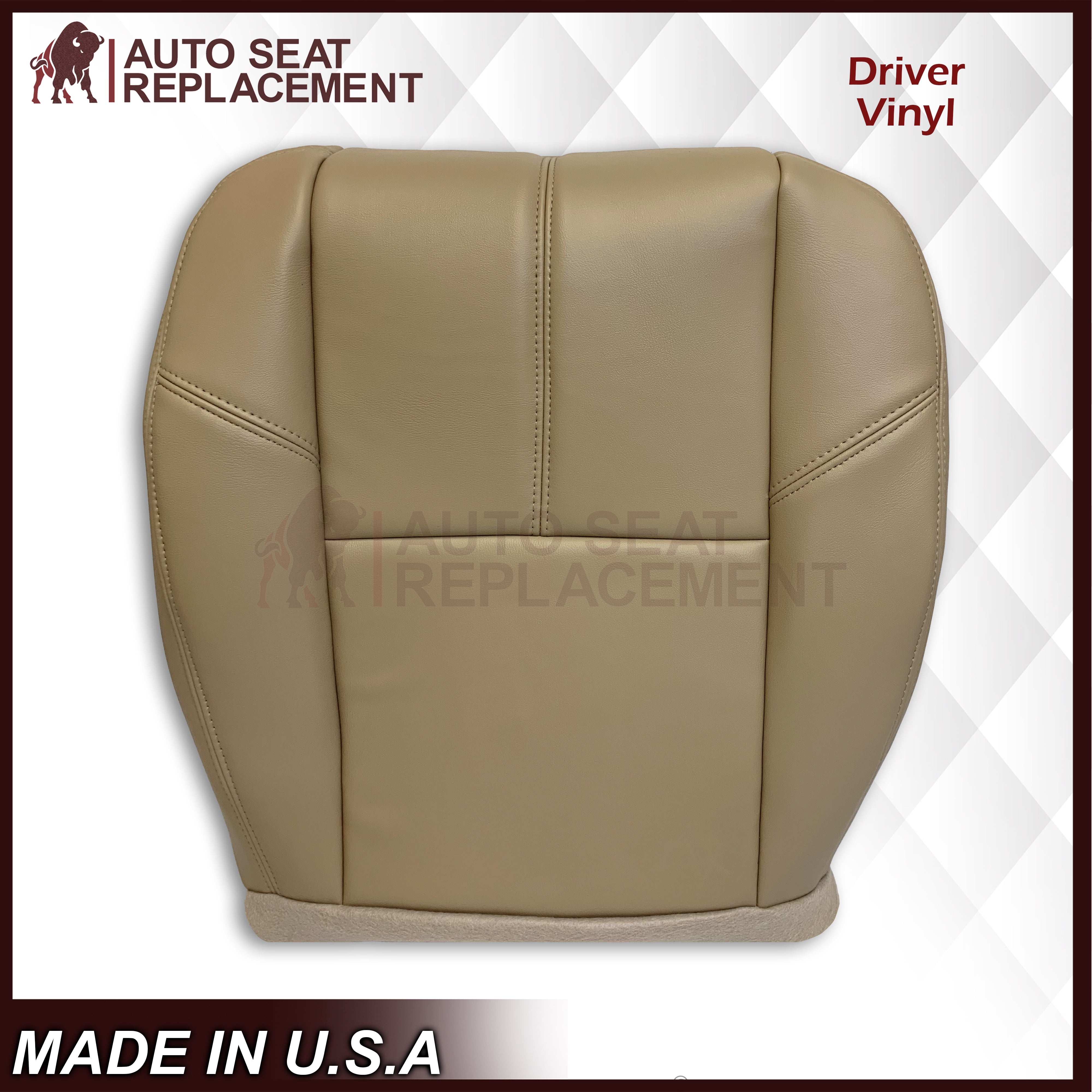 2007-2014 Chevy Silverado Seat Covers - Front, Second & Third Row Tan Custom Fit for Enhanced Comfort & Protection | Perfect for Road Trips, Off-Roading & Daily Commutes