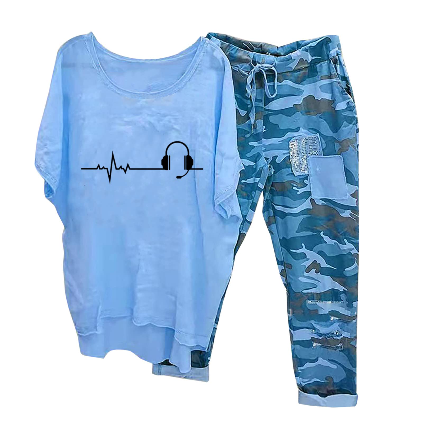 Women's 2-Piece Knit Lounge Set - Soft Black Loungewear Outfit for Relaxing at Home, Brunch Dates & Casual Outings