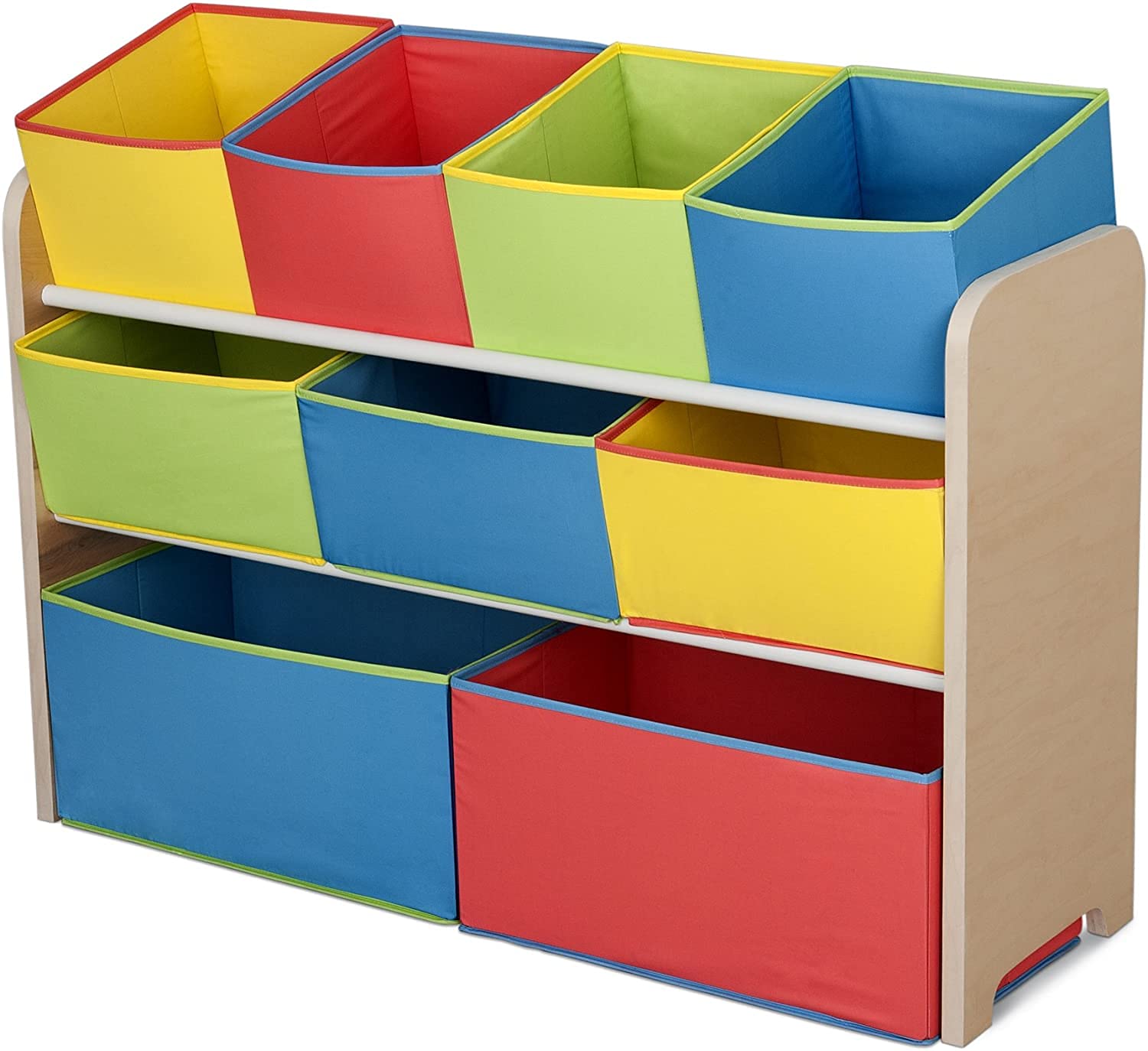 Lennox Furniture Kids Toy Storage Organizer - Natural Wood Toy Box with Lid for Nursery, Playroom & Bedroom Organization