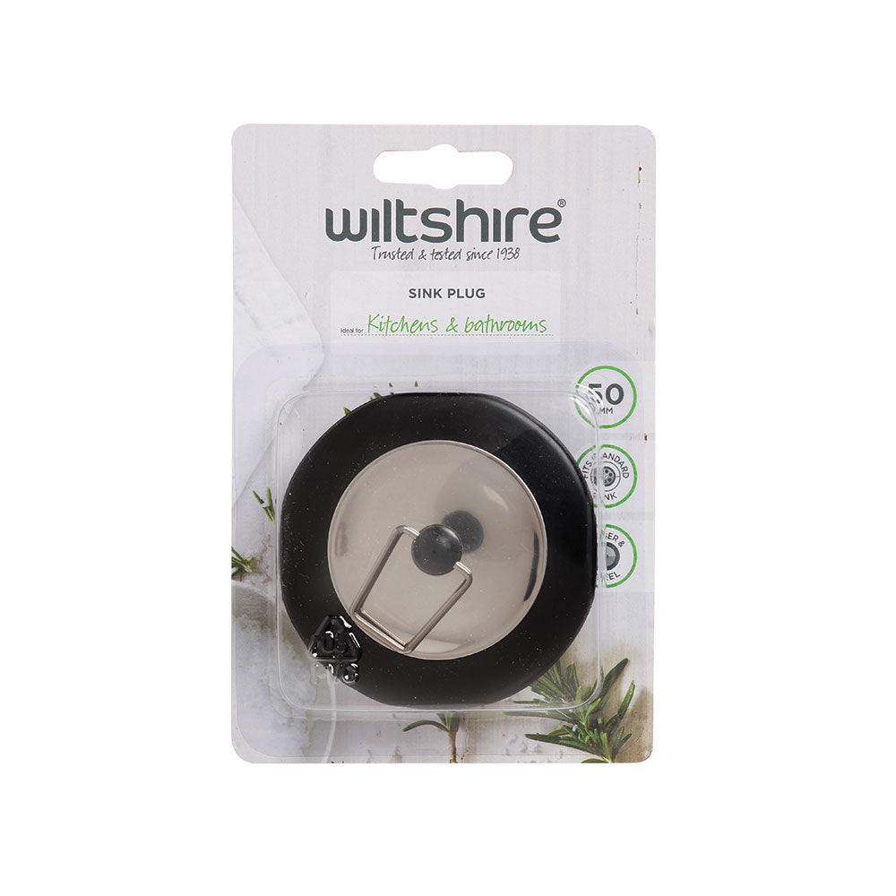 Stainless Steel Sink Plug - Universal Drain Stopper for Kitchen & Bathroom Sinks - Perfect for Washing Dishes, Soaking Clothes & Preventing Clogs