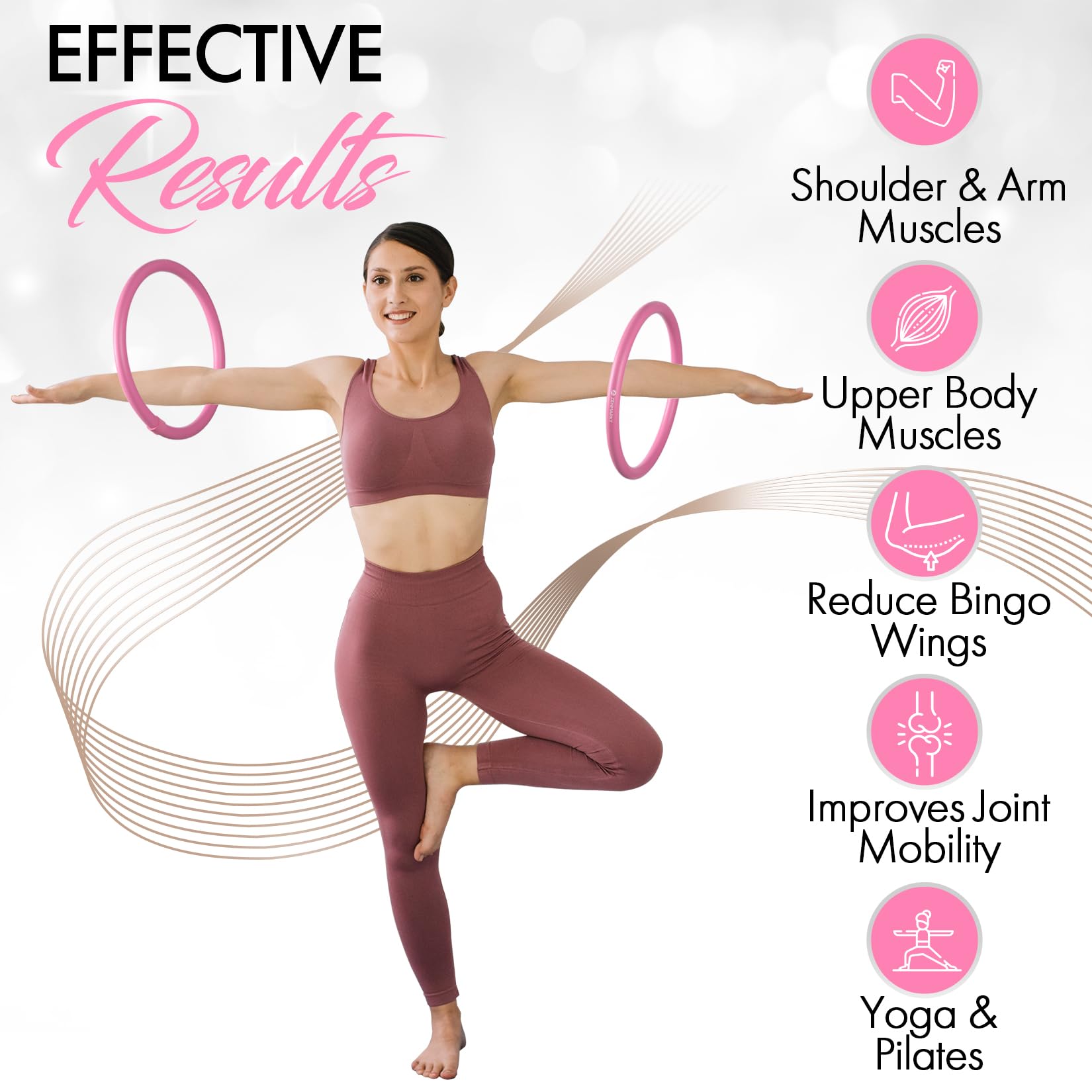 Weighted Arm Hoop for Adults - Mini Hula Hoop for Upper Body Workout - Strengthen Arms & Shoulders - Lightweight Portable Fitness Equipment - Perfect for Home Gym, Office Breaks & Outdoor Exercise