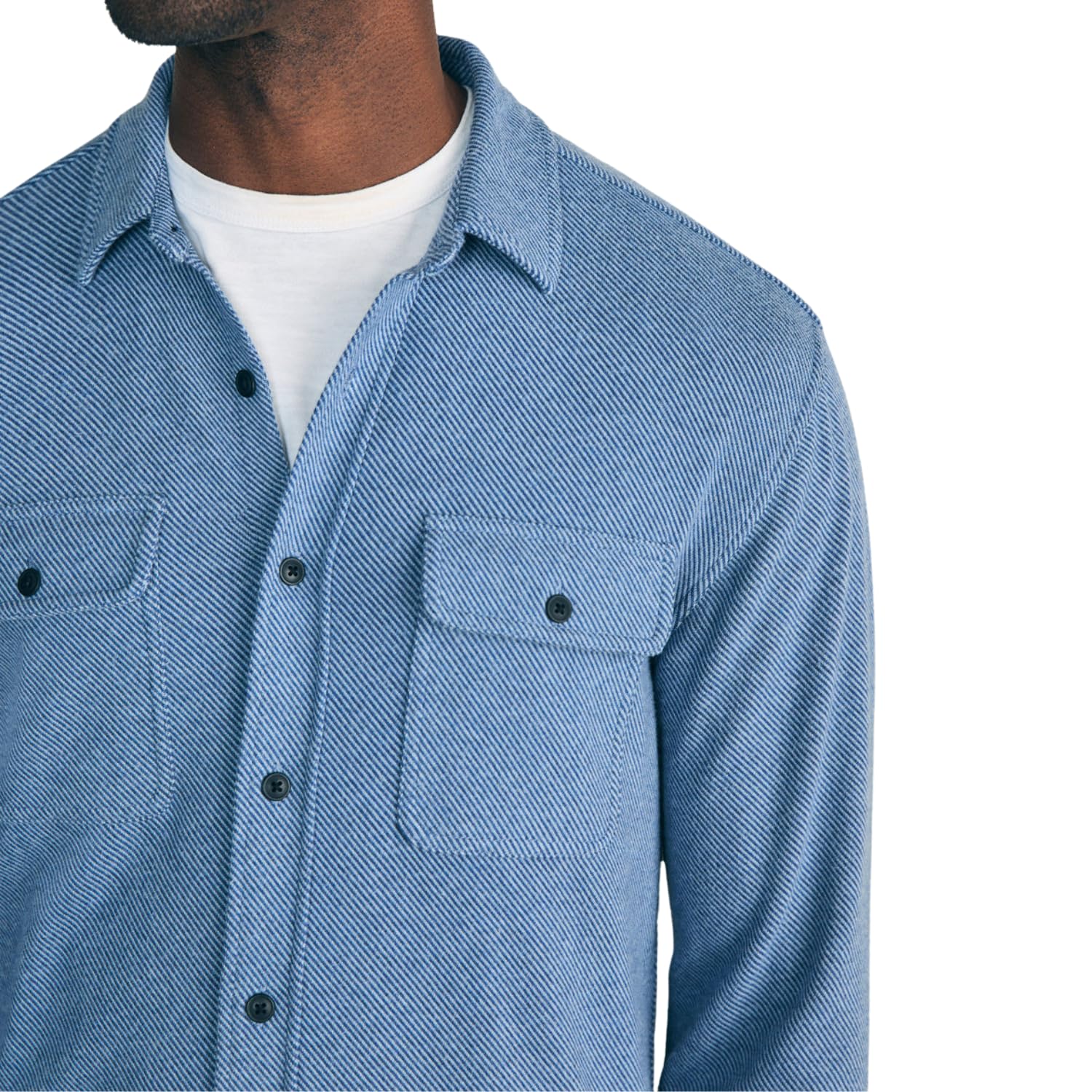 Faherty Men's Legend Sweater Shirt - Premium Cotton Blend Long Sleeve Pullover for Casual Wear, Outdoor Activities & Layering in Fall/Winter