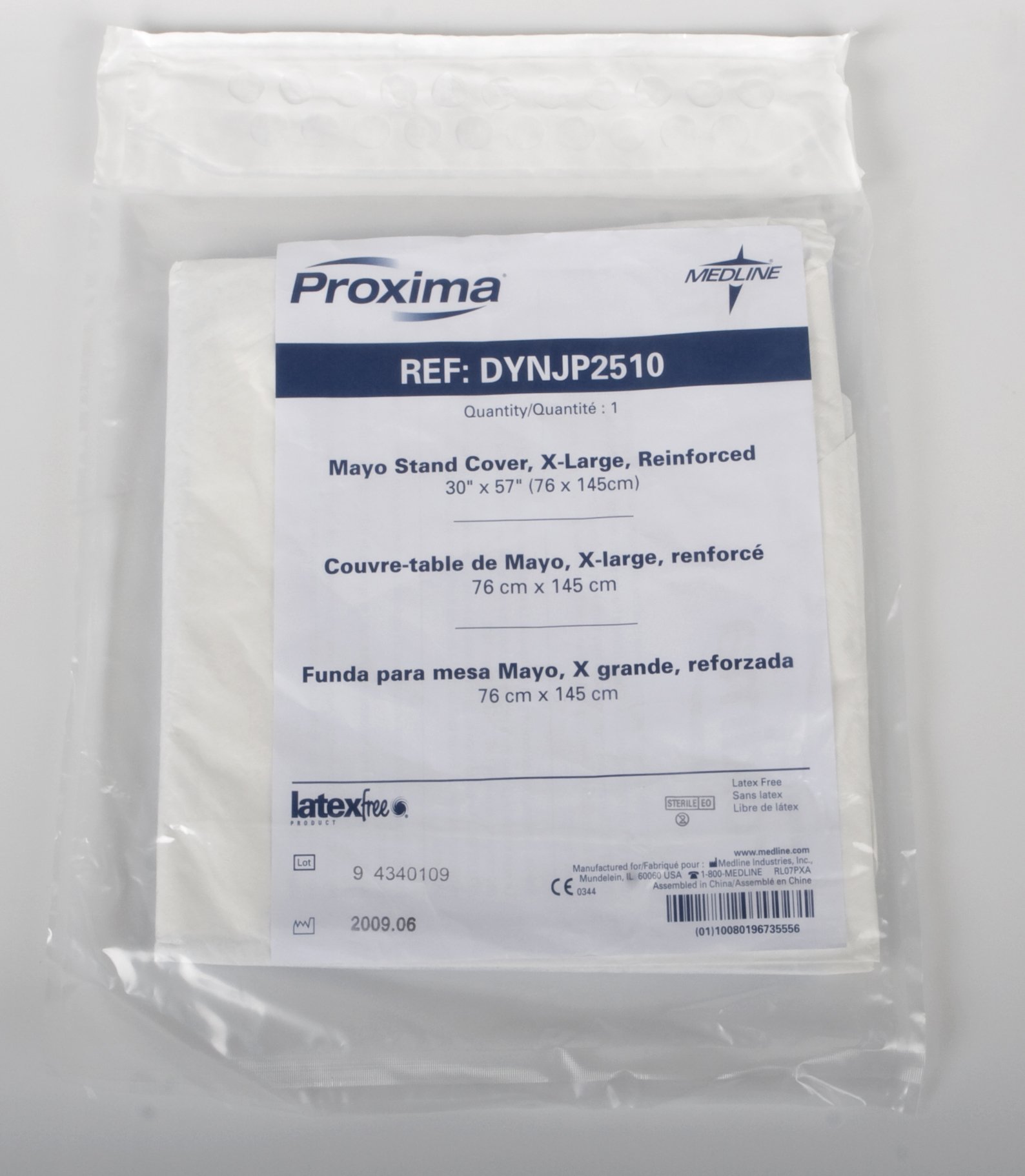 Medline Extra-Large Sterile Surgical Mayo Stand Covers (30