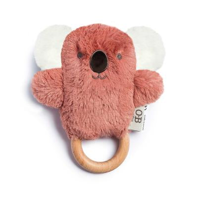 Kate Koala Baby Rattle & Teething Ring - Soothing Teether Toy for Infants 0-12 Months | Perfect for Playtime, Sensory Development & Gum Relief