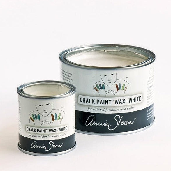 Premium White 120ml Chalk Paint Wax for Furniture & Home Decor - DIY Antique Finish & Distressed Look - Perfect for Tables, Cabinets, Chairs & Craft Projects