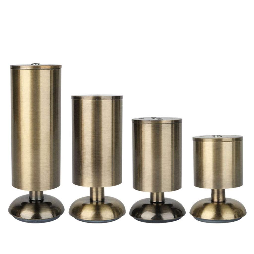 4 Pack Bronze Table Legs 8cm/3 Inch - Heavy Duty Furniture Legs for Chairs, Sofas, Desks, Benches & Cabinets - Perfect for DIY Home Office, Kitchen Bar Counter & Living Room Decor
