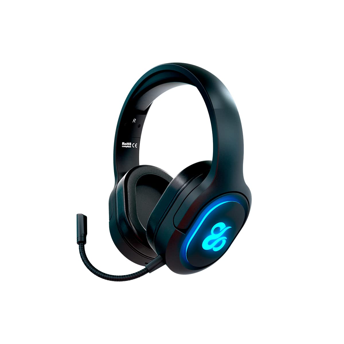 Newskill Scylla Wireless Gaming Headset with Detachable Mic - RGB Lighting, Noise Cancelling - Compatible with PC, PS4, Xbox One, Switch & Smartphone - Perfect for Esports, Streaming & Online Gaming