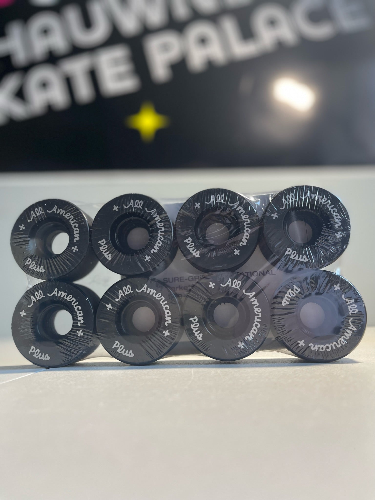 Sure Grip All American Plus & All American Dream Indoor Roller Skate Wheels 99A & 101A Durometer - Perfect for Roller Derby, Artistic Skating & Indoor Rink Performance