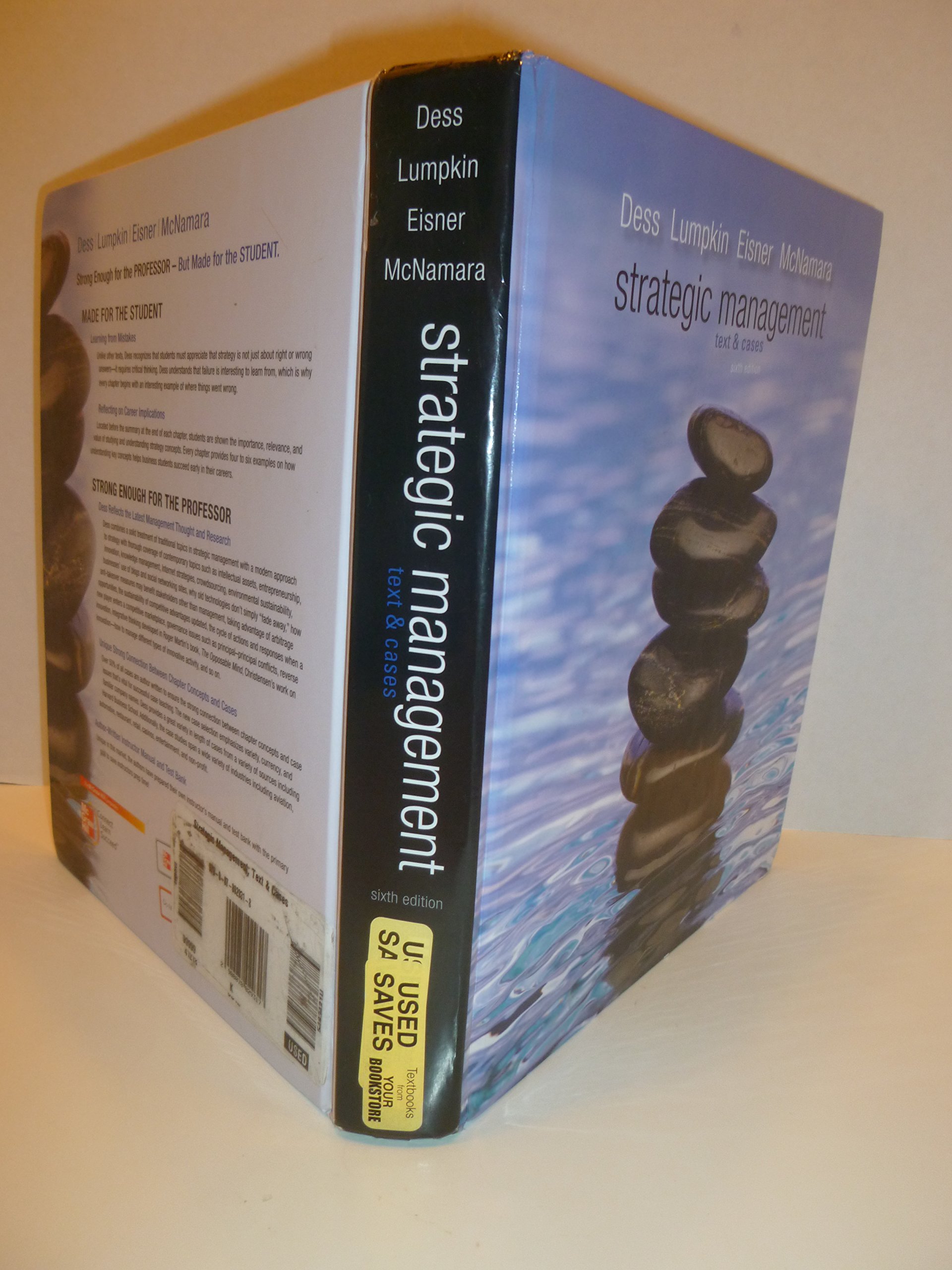Strategic Management: Text and Cases - Business Strategy Book for MBA Students & Professionals | Leadership, Decision Making & Competitive Analysis Guide